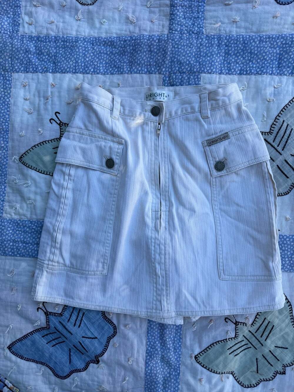 Vintage 90s U-Right Denim Skort